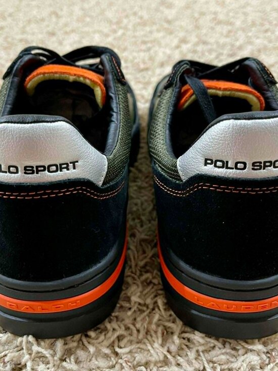 Polo Sport Ralph Lauren Men’s PS300 Leather-Paneled Sneakers Shoes Size 12 (New) main image 9